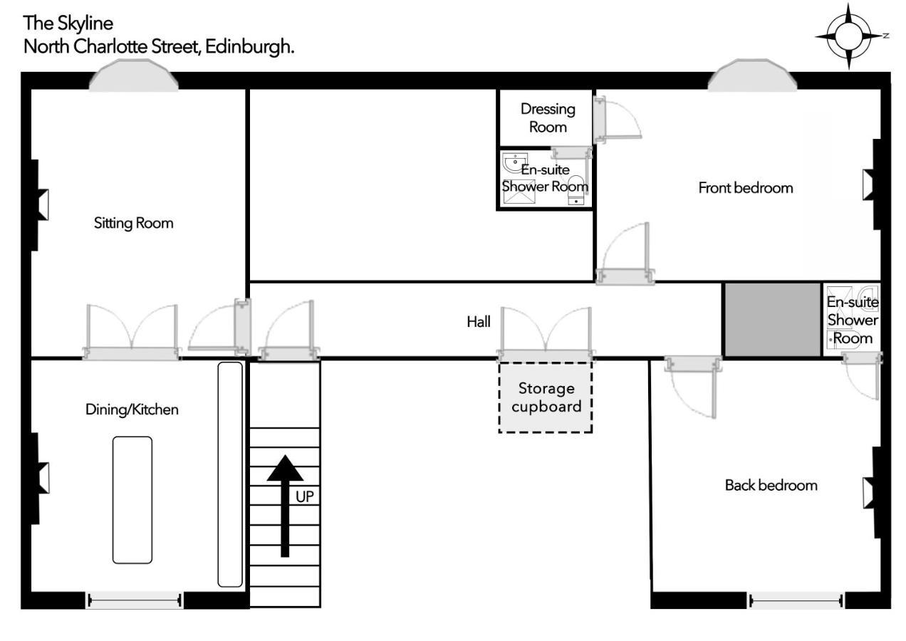 The Skyline - The Edinburgh Address Lägenhet Exteriör bild